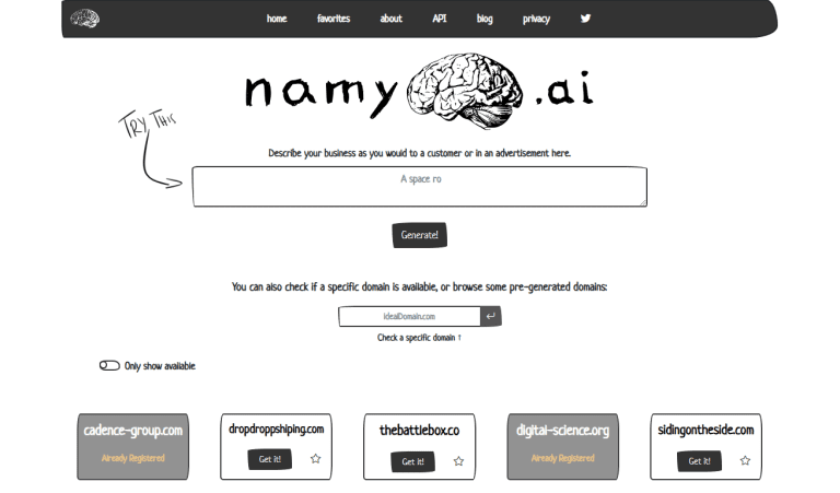namy mayor directorio IA directorio de herramientas de inteligencia artificial