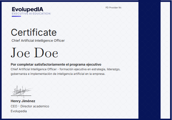 Certificado Automation & AI Agent Manager — EvolupedIA